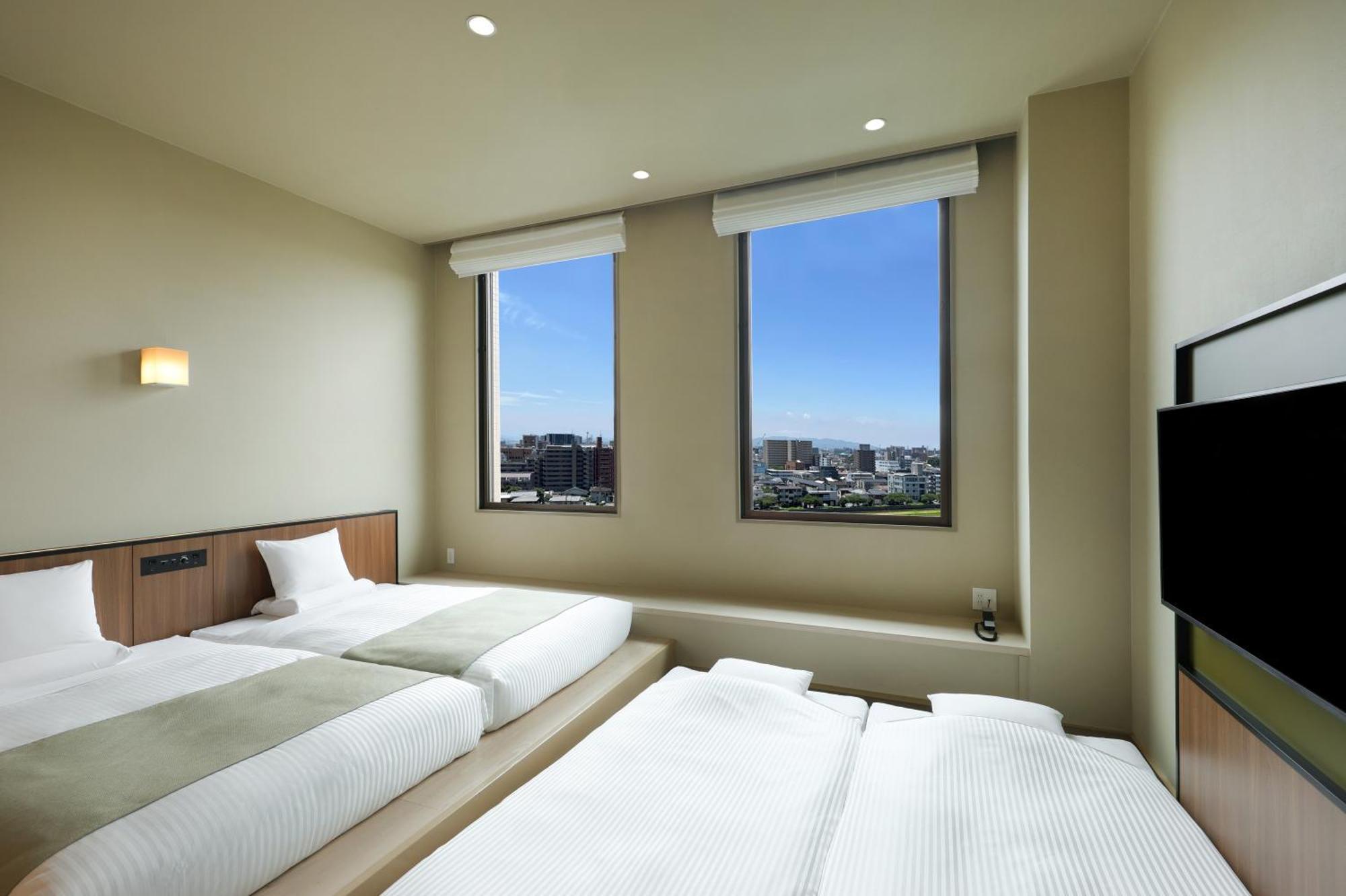 Hotel Mystays Kumamoto Riverside Rum bild